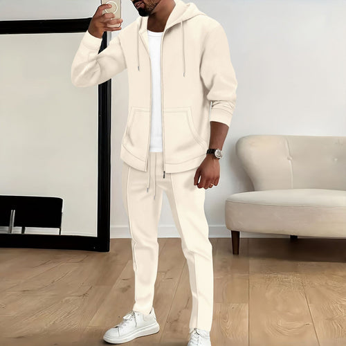 Men's sports set with zipper and hood Amarae