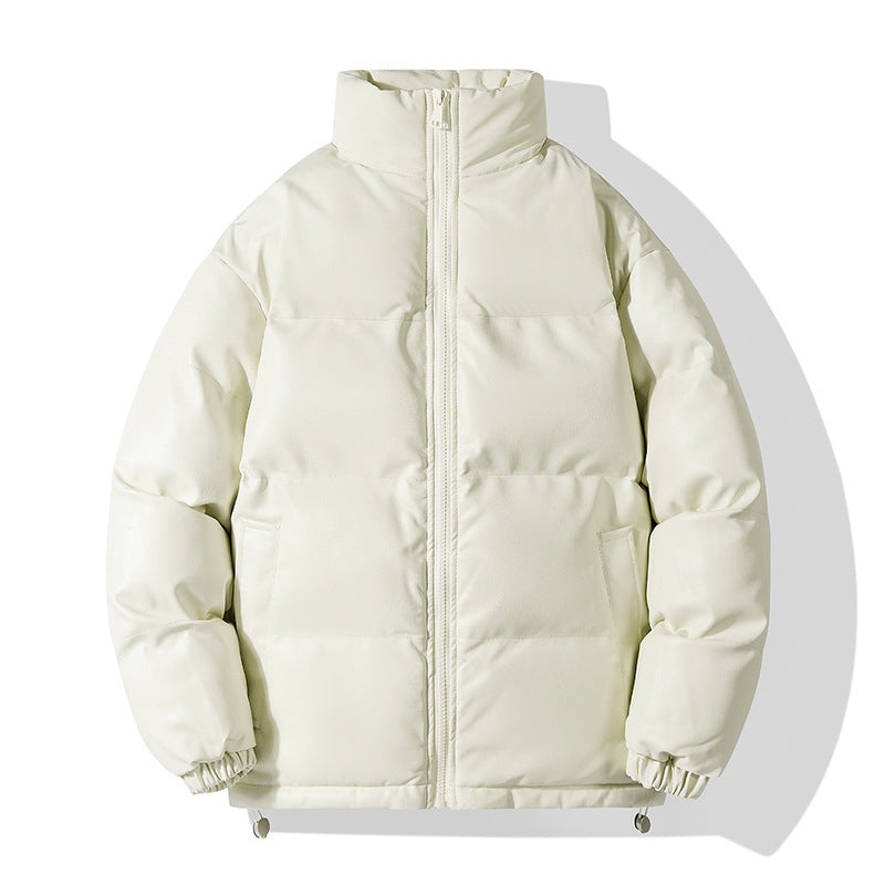 Ladies winter puffer jacket with high collar and elastic cuffs Lune London