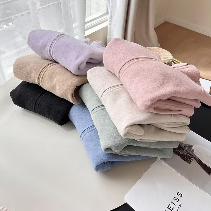 Veste en polaire cosy pour femmes avec col montant Chic & Stil