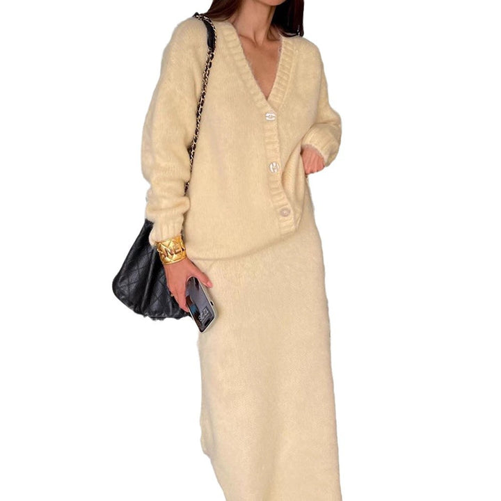Ladies soft plush cardigan Lune London