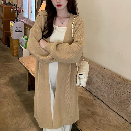 Cardigan ample pour femmes avec larges revers Chic & Stil