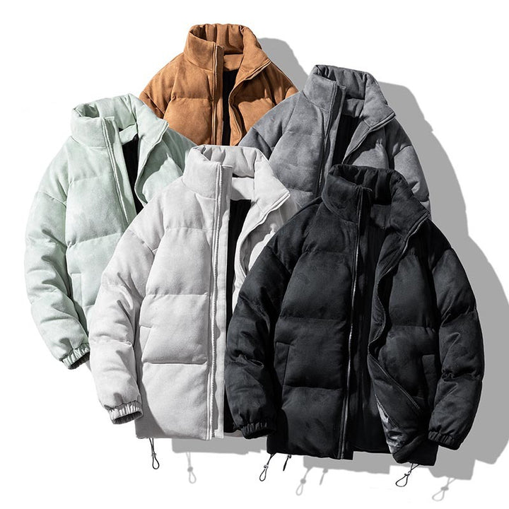 Ladies winter quilted jacket with high collar and versatile pockets Amarae