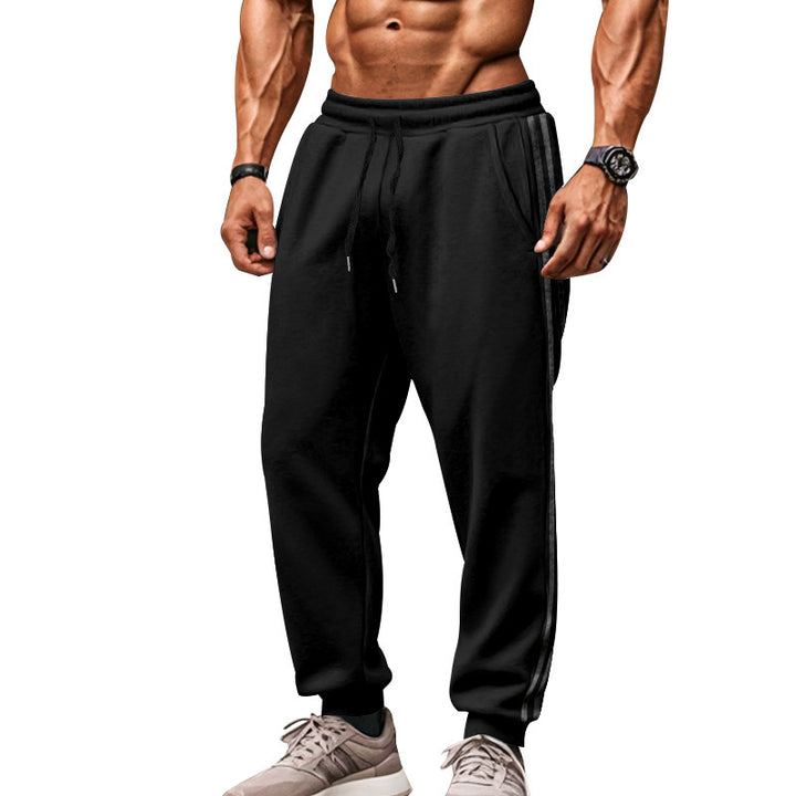 Sporty cargo jogger pants for men with breathable inserts and an elastic waistband Lune London