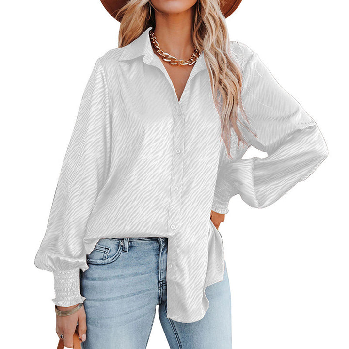 Lune London elegant blouse for women with gathers and relaxed fit
