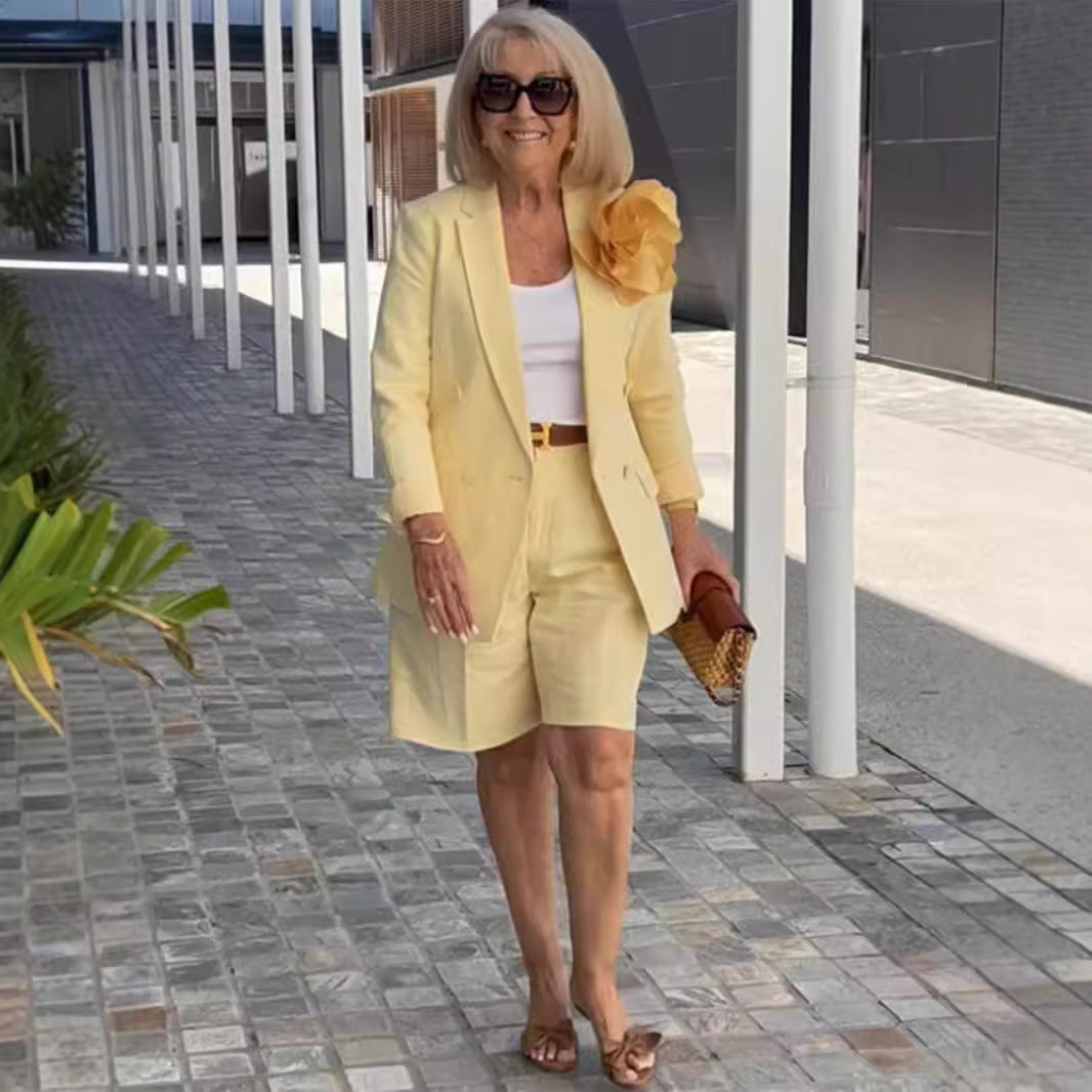 Ladies Elegant and modern blazer-shorts set Lune London