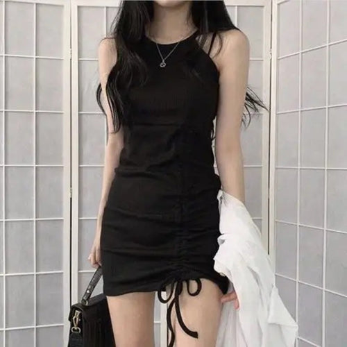 Women's form-fitting mini dress with gathering Amarae
