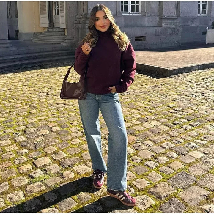 Cozy turtleneck sweater for ladies Lune London