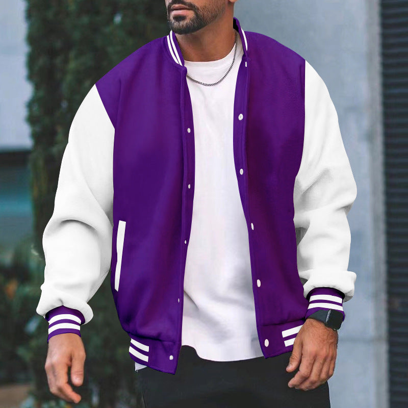Men's Sporty College Jacket Amarae