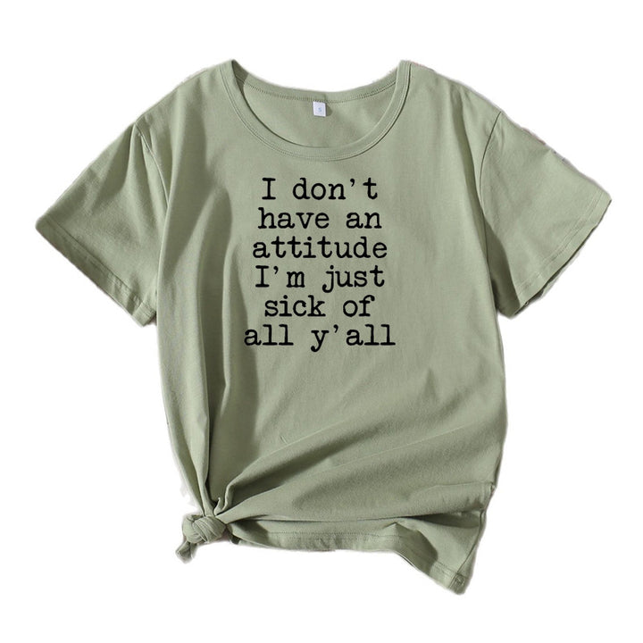 Lune London relaxed statement attitude t-shirt for women