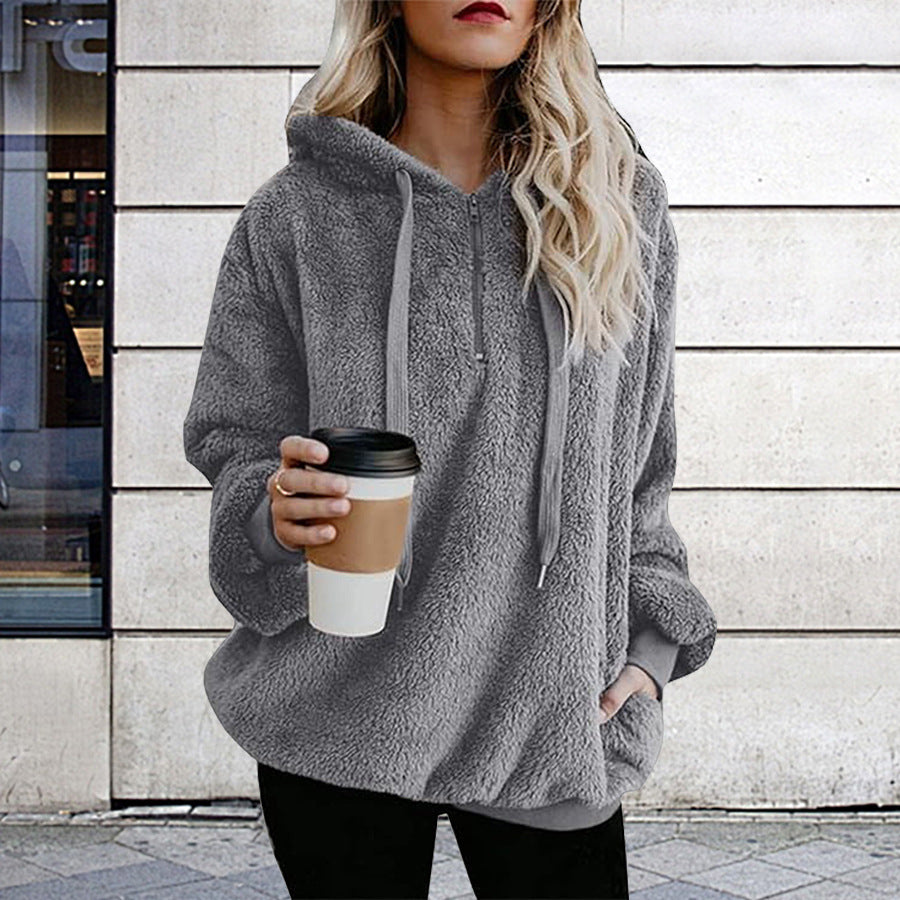 Oversized hoodie for women with practical side pockets Amarae