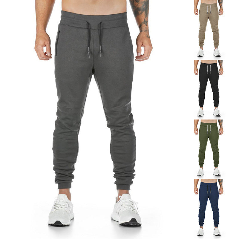 Sporty jogging pants for men with modern side pockets and elastic waist Lune London