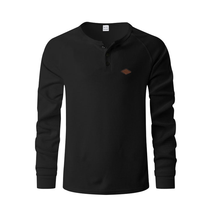 Trendy long sleeve shirt for men with button details Lune London