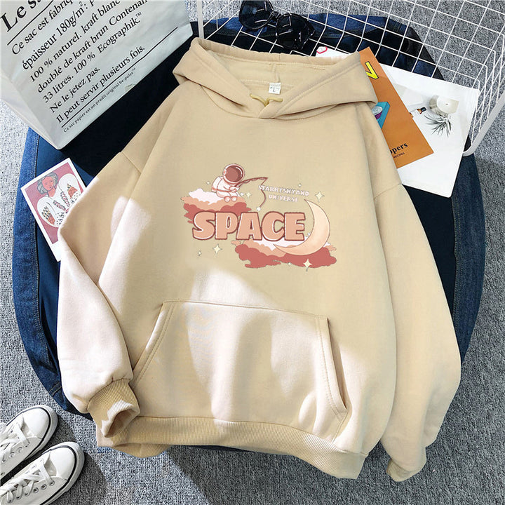 Women’s hoodie with creative space design Chic & Stil