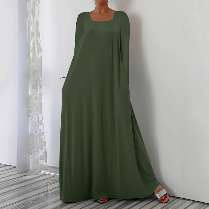 Lune London Loose Maxi Dress for Women with Practical Pockets