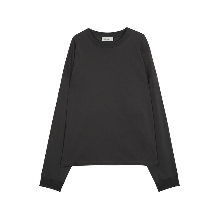 Casual long sleeve T-shirt for women made of high-quality cotton with a comfortable fit and a modern design Lune London