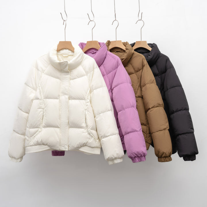 Ladies Thief Down Jacket with modern collar and practical pockets Amarae