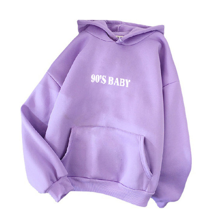 Women's hoodie with eye-catching 90s print Chic & Stil