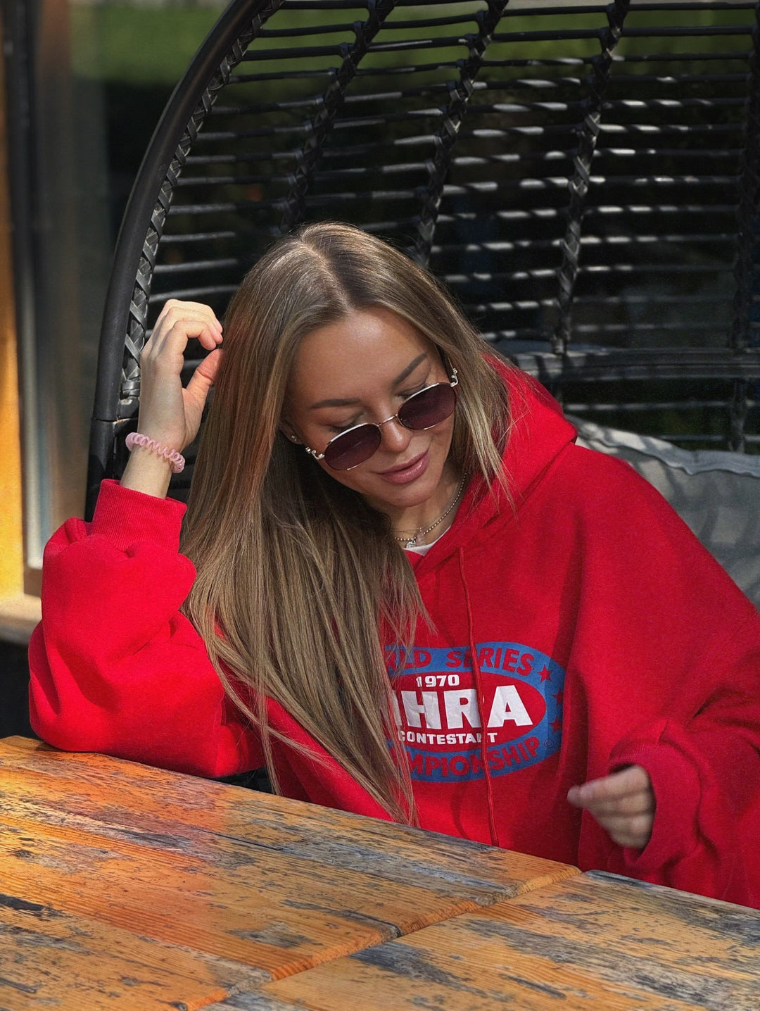 Women's hoodie with a creative vintage design and a comfortable fit Lune London