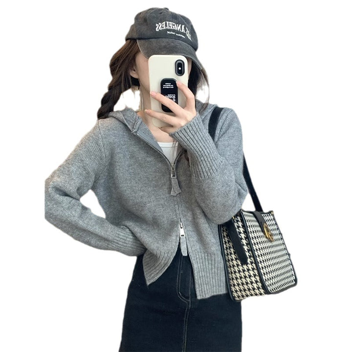 Gilet léger pour femmes avec capuche et fermeture éclair Chic & Stil