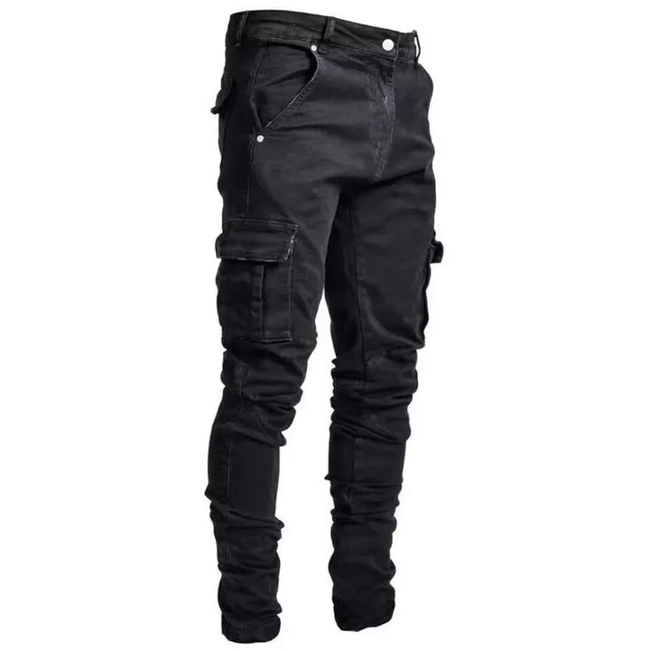 Men's cargo jeans with multifunctional pockets and modern slim fit Lune London
