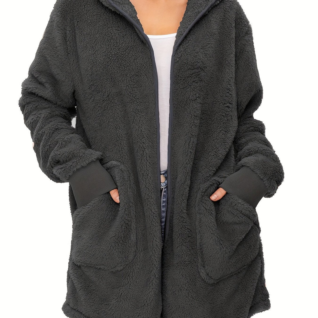 Ladies soft fleece coats Lune London