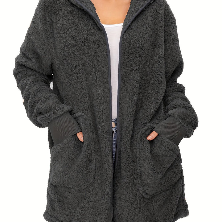 Ladies soft fleece coats Lune London