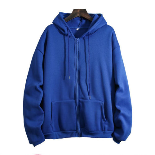 Ladies Zip-Hoodie with spacious kangaroo pocket and adjustable sizes Amarae