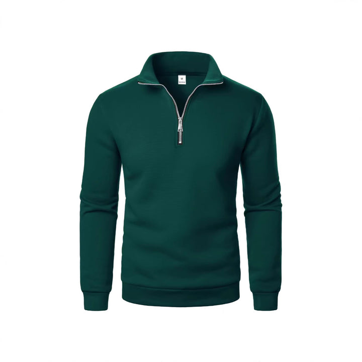 Men's sweatshirt with zipper and modern stand-up collar Chic & Stil