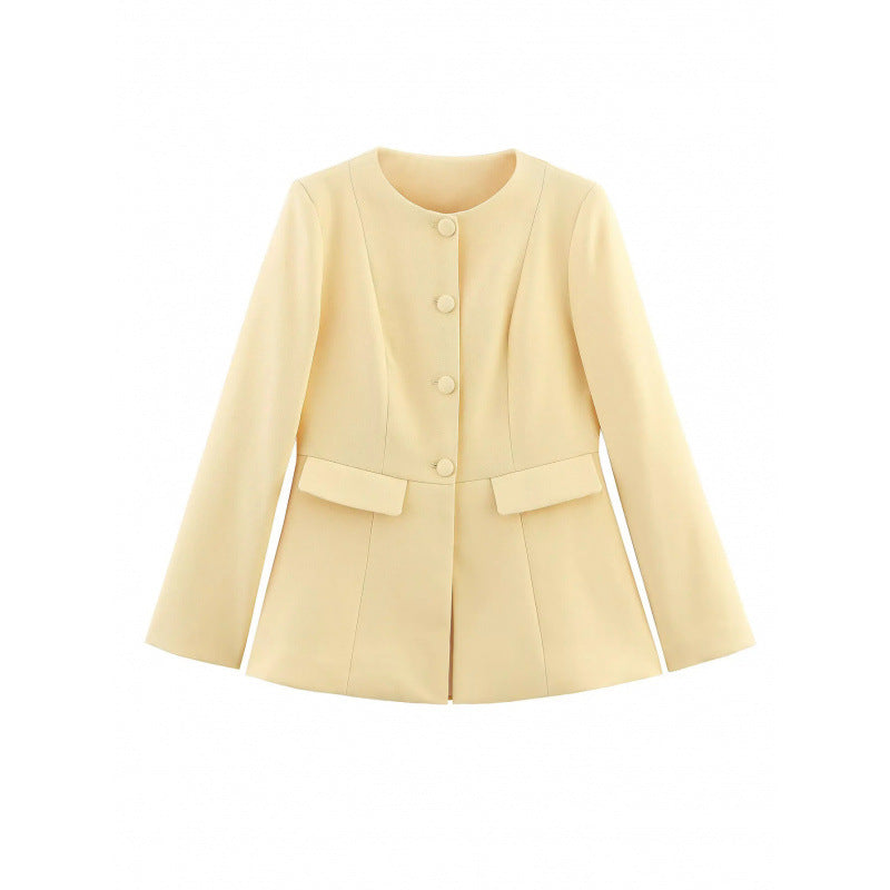 Modern blazer jacket for women with textured design Lune London