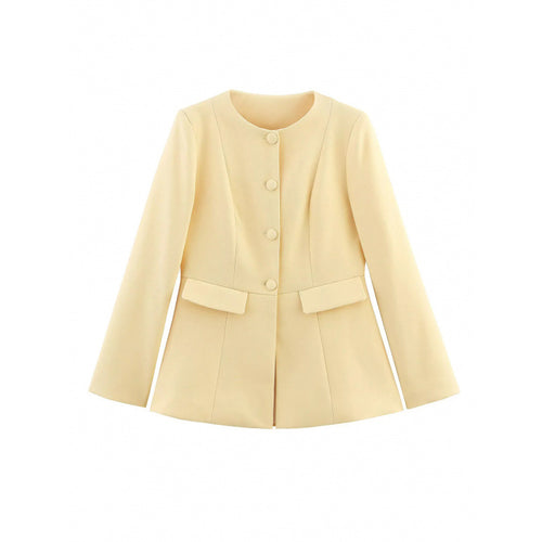 Modern blazer jacket for women with textured design Amarae