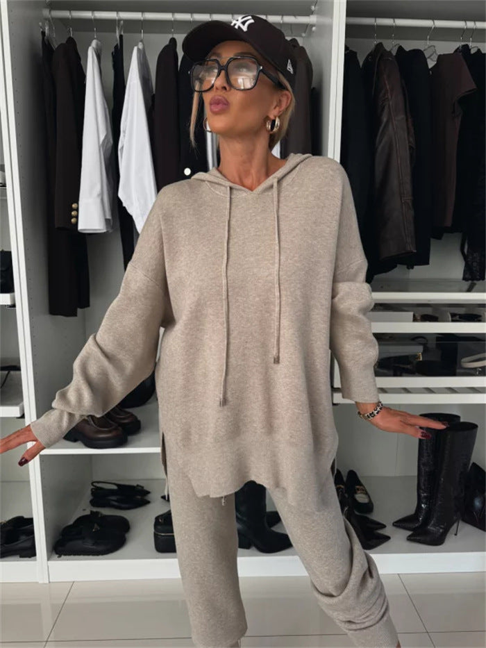 Ladies High Comfort Chic Hoodie and Jogging Pants Set