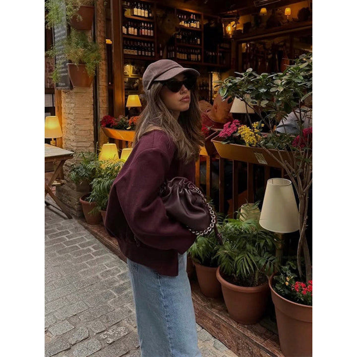Ladies stylish bomber jacket made of high-quality material Lune London