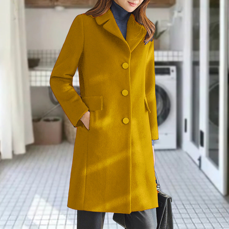 Ladies classic wool coat Lune London