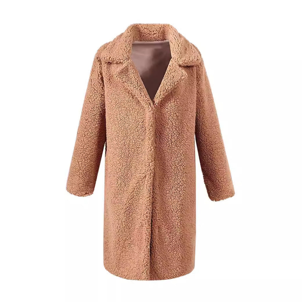 Cozy teddy coat for women Amarae