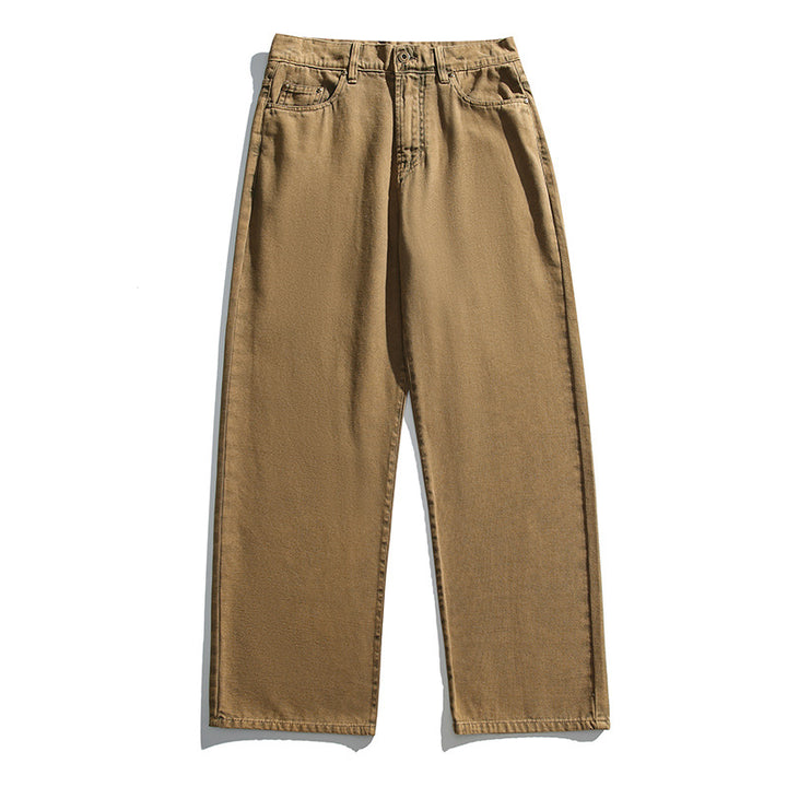 Women's jeans with high waist, straight leg and vintage wash Amarae