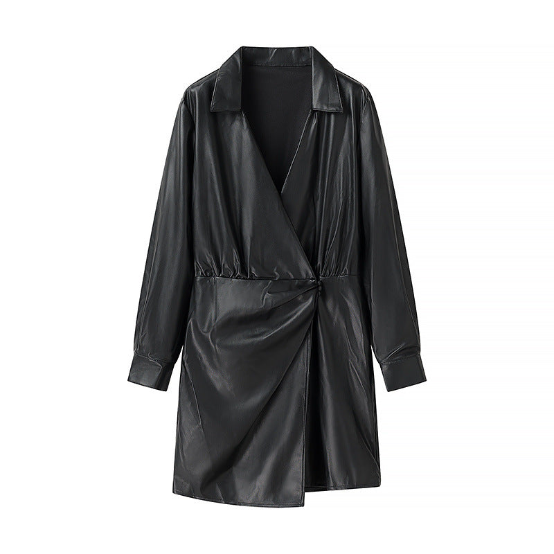 Ladies faux leather coat Lune London