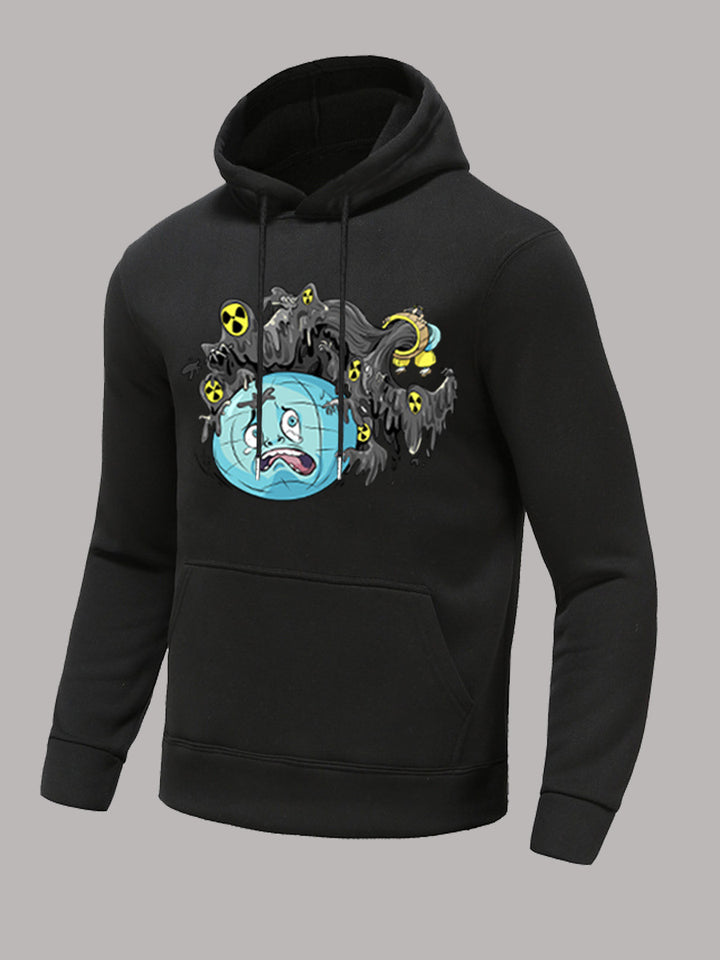 Ladies hoodie with unique graphic print Lune London