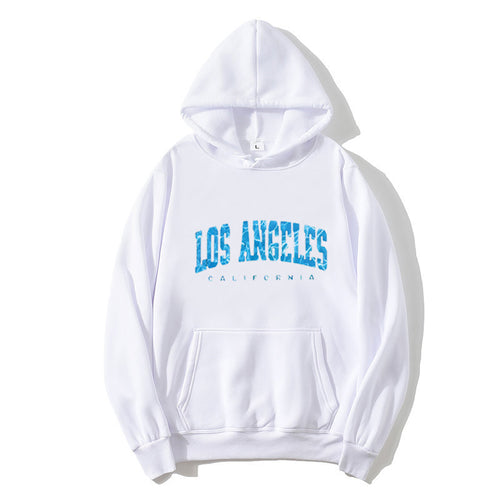 Women's hoodie with striking Los Angeles lettering Chic & Stil