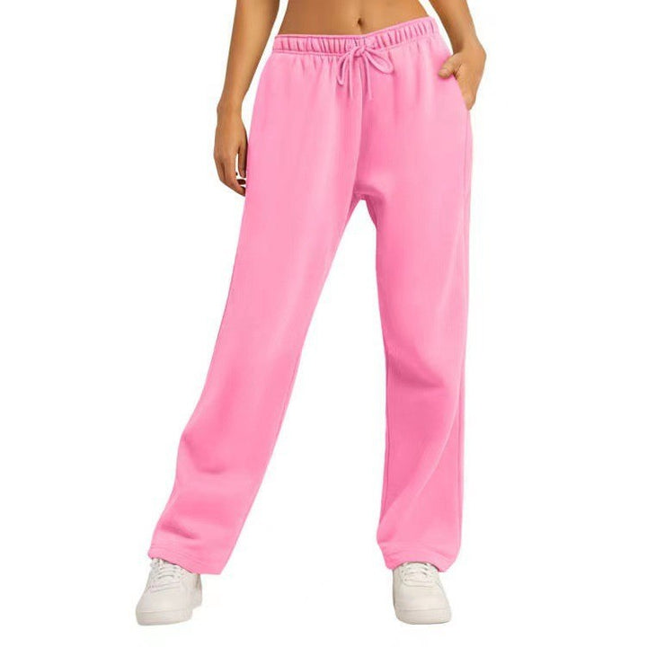 Women's casual leisure pants with high wearing comfort and elastic waistband Chic & Stil