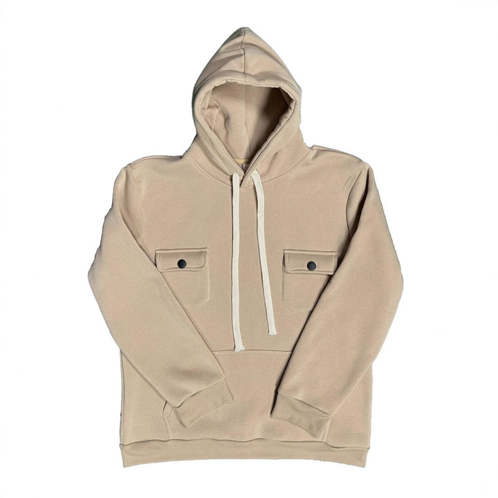 Men's hoodie with practical pockets and modern design Lune London