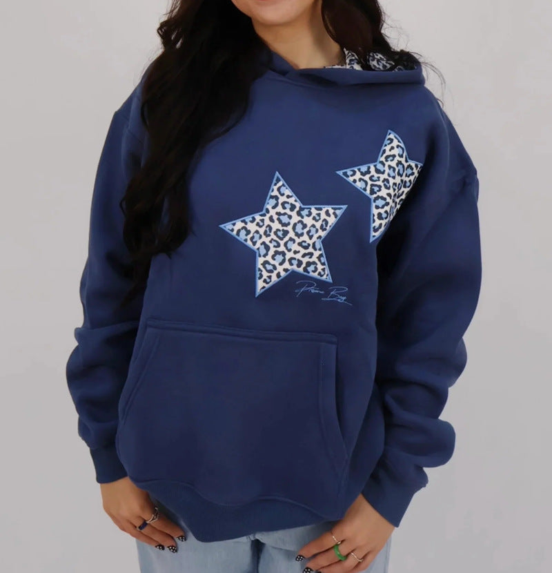Sweat-shirt à capuche pour femmes avec motif animal créatif Chic & Stil