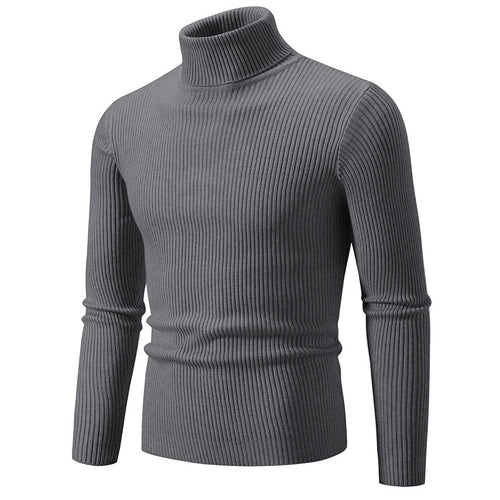 Elegant turtleneck sweater for men in durable knit material Amarae