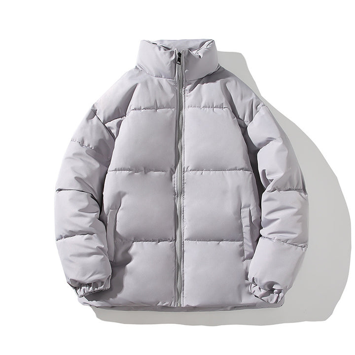 Insulated quilted jacket for men with high collar and elastic cuffs Lune London