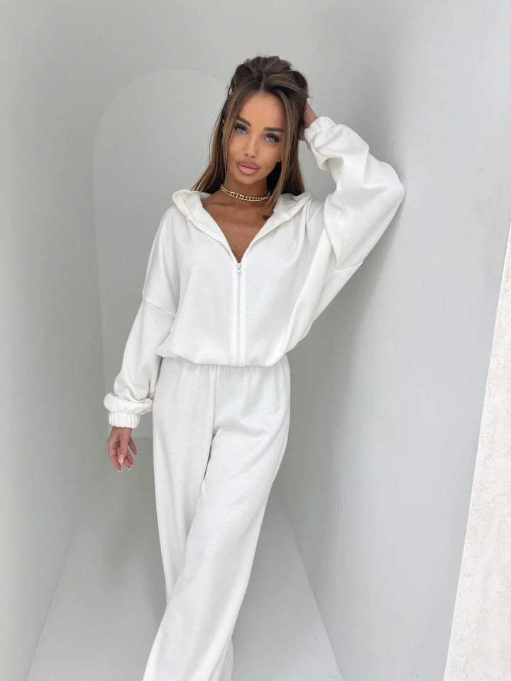 Ladies Oversize Hoodie-Jumpsuit Lune London