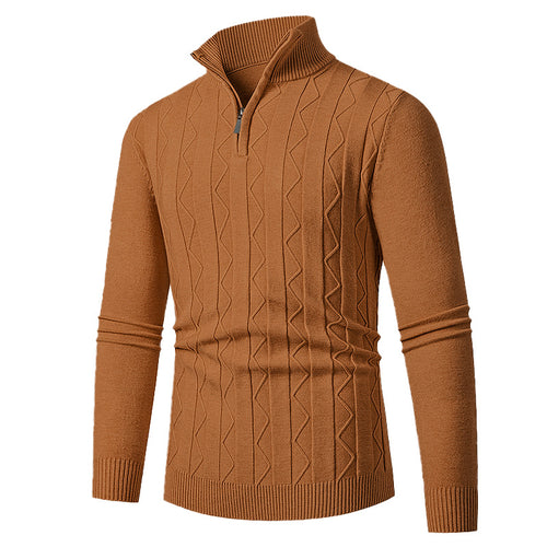 Elegant turtleneck sweater for men with structured design Amarae