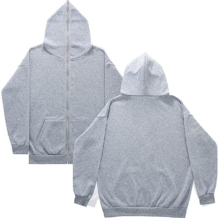 Ladies leisure hoodie with zip closure and practical side pockets Lune London