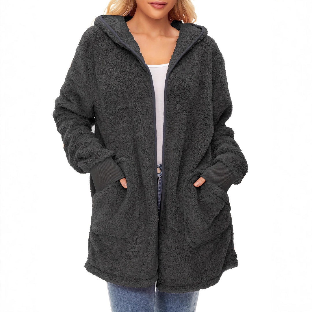 Ladies soft fleece coats Lune London
