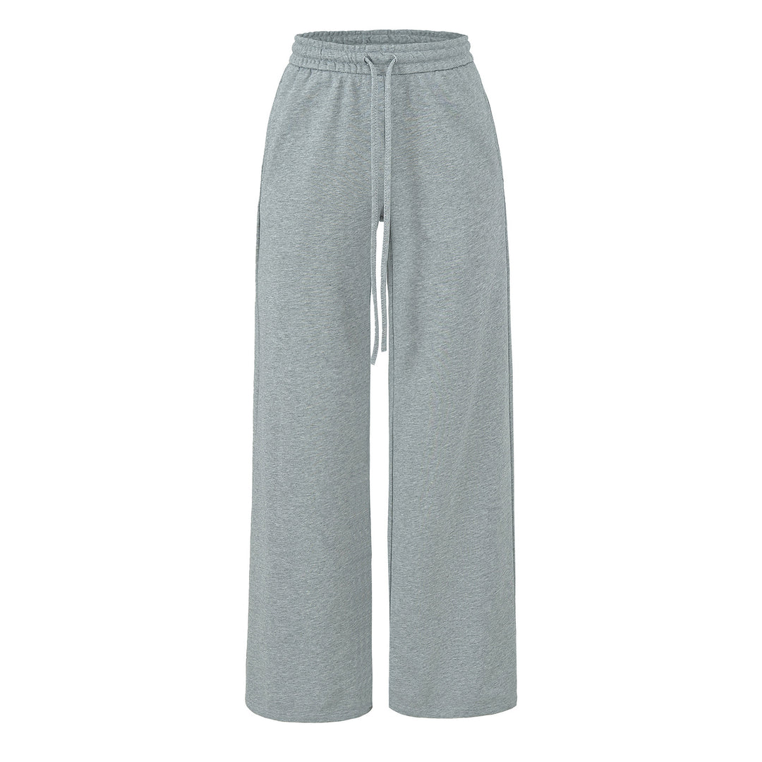 Women's Wide Lounge Pants with High Elastic Waistband and Drawstring Amarae