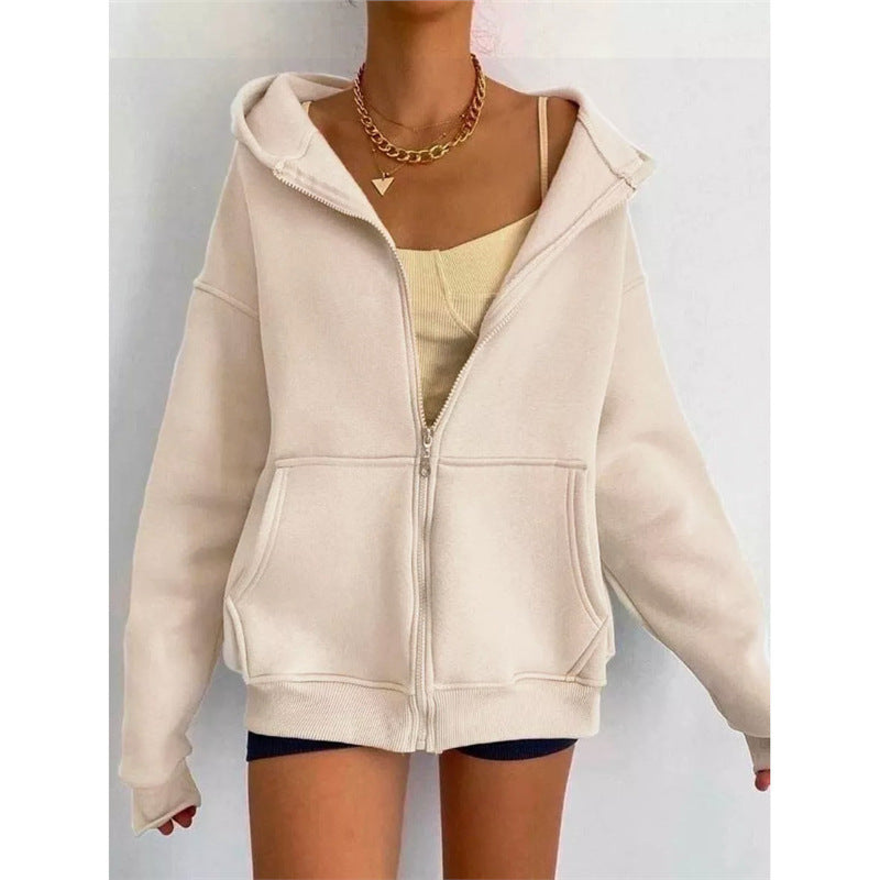 Oversized zip-up jacket for women Lune London