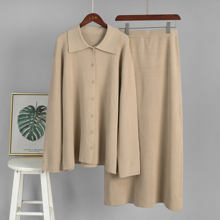 Ladies Long Knit Coat Amarae